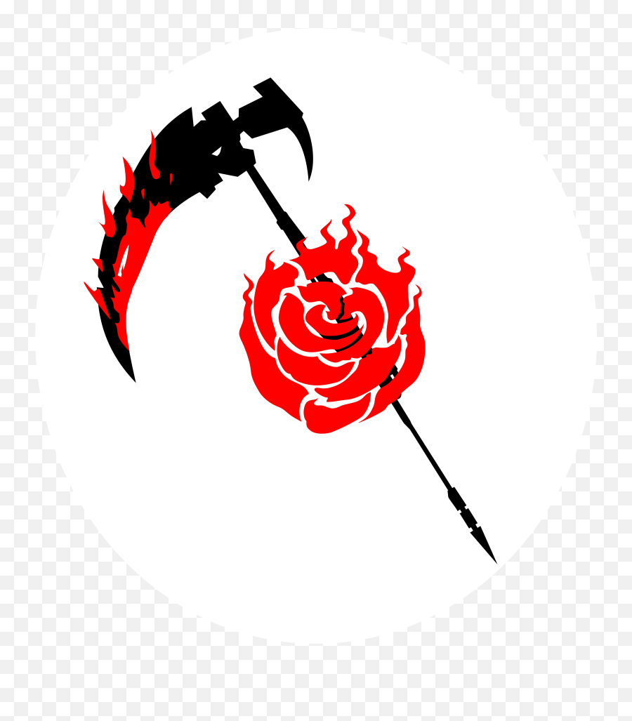 Rwby Crescent Rose Tattoo Concept - Rwby Ruby Symbol Png,Rose Tattoo Transparent