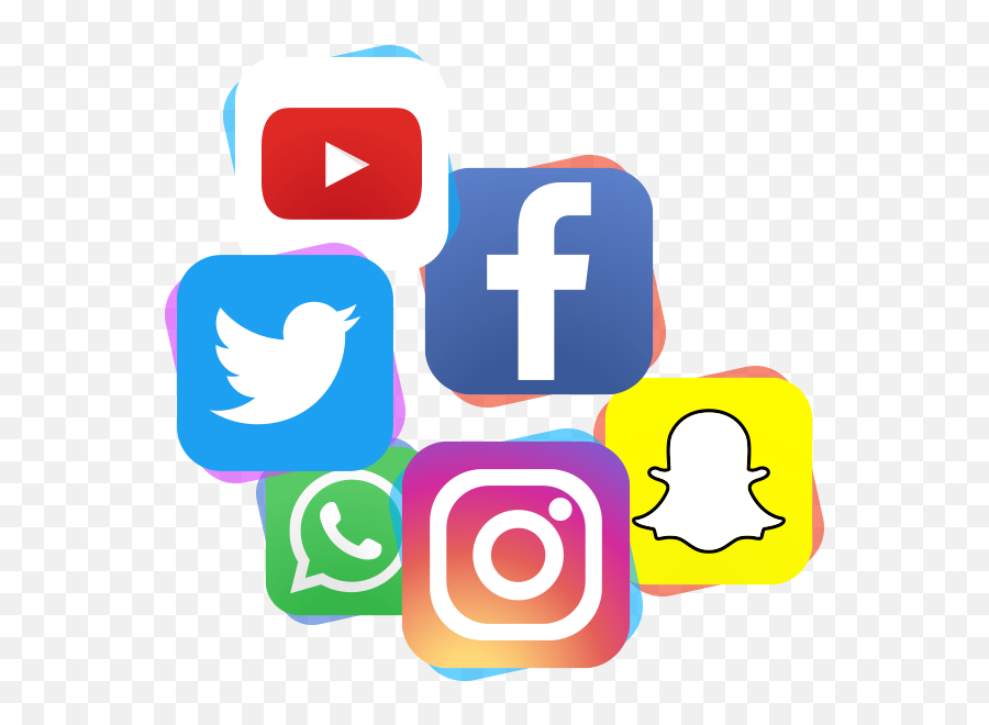 Vector Logo Sosial Media Png Clipart - Circle Social Media Logos Png,Social Icon Png