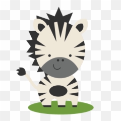 Download Cute Zebra Png - Cute Zebra Clipart Png,Zebra Png