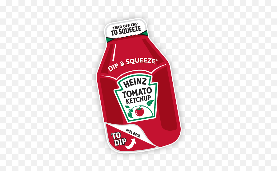 Heinz Dip Squeeze Ketchup Png Transparent