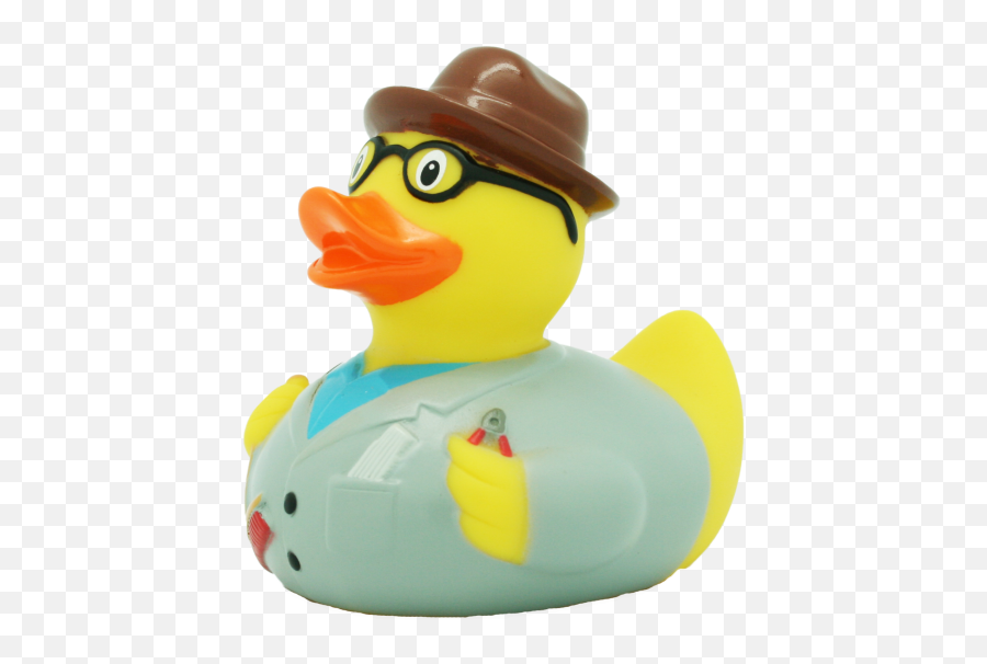 Download Bathtime Toy Natural Lilalu Rubber Prickly Duck - Rubber Duck Png,Rubber Ducky Png