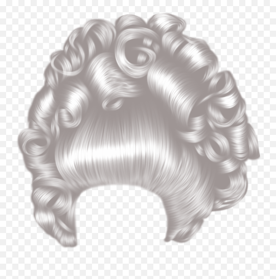 Free Download Grey Hair Png Clipart Cabelo Wig - Marie Big Hair Png,Transparent Wig