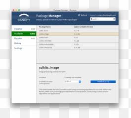 Package Manager U2014 Canopy 219 - Final Documentation Google Cloud Iot Interface Png,Search Bar Png
