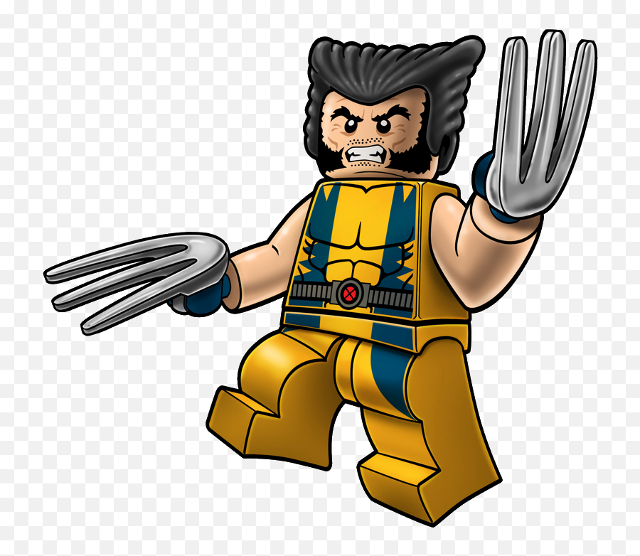 Lego Wolverine Clipart Png Image - Wolverine Lego Png,Lego Clipart Png