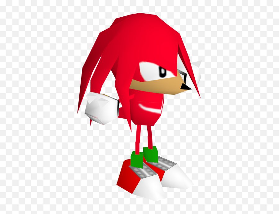 Pc Computer - Sonic R Knuckles The Echidna The Models Sonic 3d Blast Srb2 Png,Knuckles Png