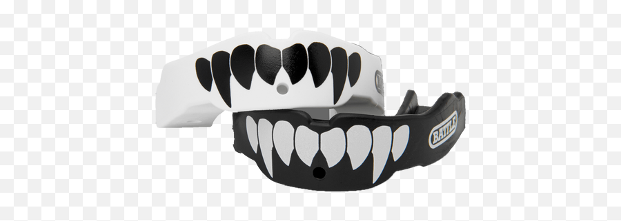 Battle Fangs Youth Mouthguard 2 - Pack Mouth Guard Battle Fangs Boxing Mouth Guard Png,Fangs Transparent