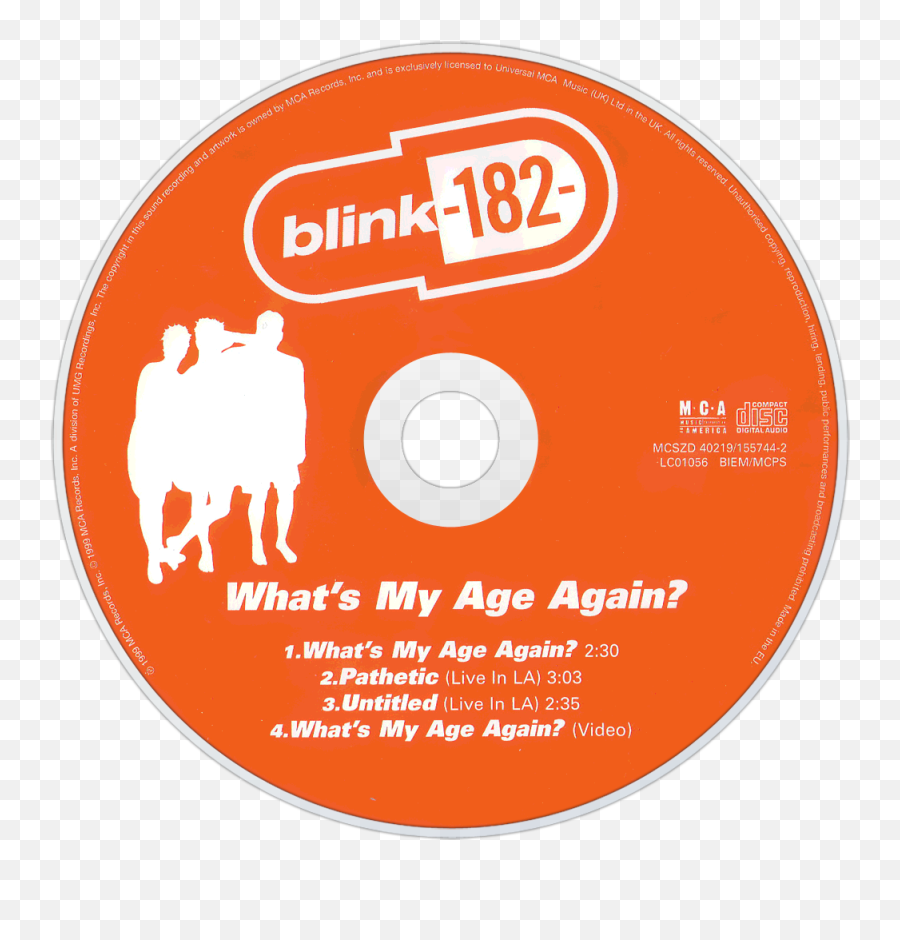 Blink 182 Whats My Age Again Gigabeat - Blink 182 All The Small Png,Blink 182 Logo