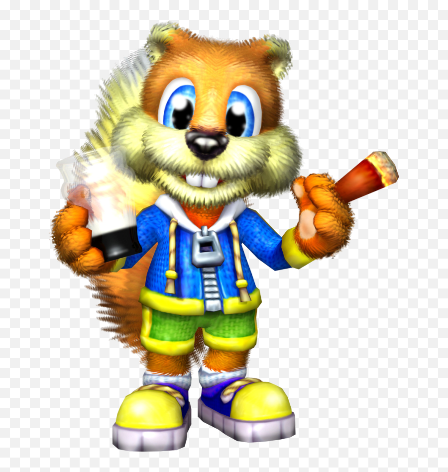 Great Video Game Characters Who Need A Comeback - Conker Live And Reloaded Conker Png,Conker's Bad Fur Day Logo