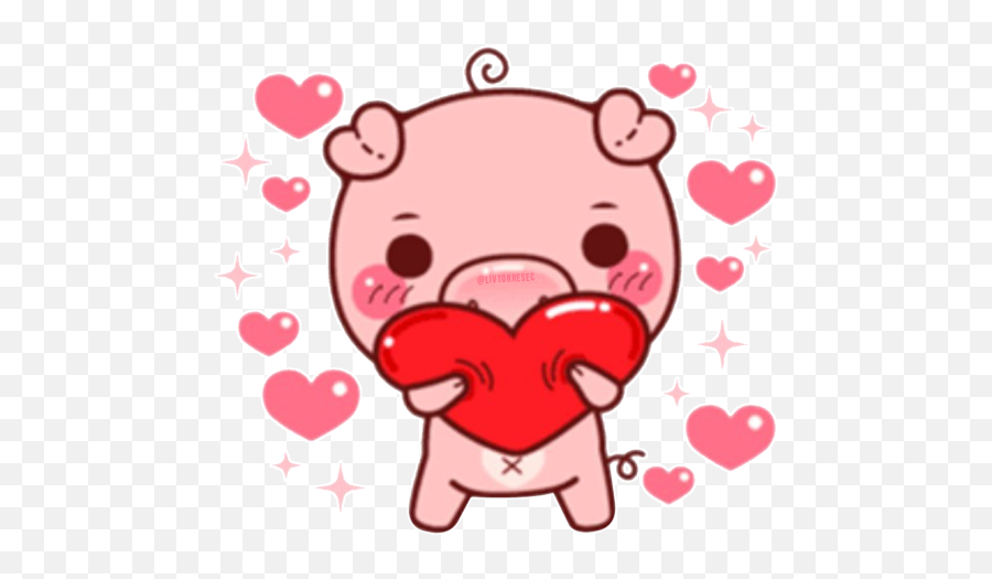 Sticker Maker - Pink Pig In 2020 Cute Pigs Pig Cute Pigs Stickers Png,Pig Emoji Png