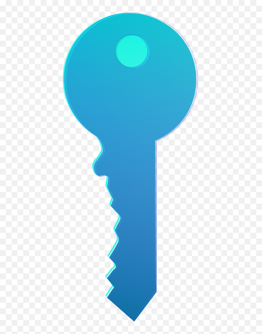 Open Science - Blue House Key Clipart Full Size Clipart Vertical Png,House Key Png