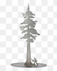 Logger Stand - Art Png,Redwood Tree Png