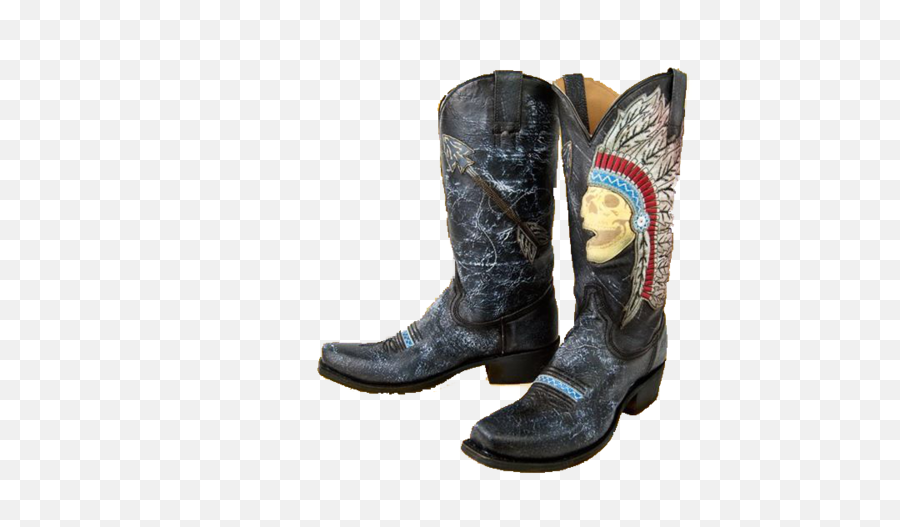 Cowboy Boots - Cowboiy Boots With Skulls Png,Cowboy Boots Transparent