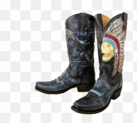 Cowboy Boots - Cowboiy Boots With Skulls Png,Cowboy Boots Transparent