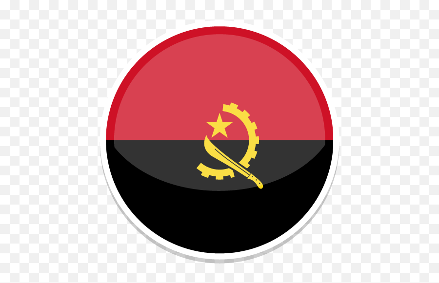 Hot World Flat Icon - Angola Flag With Name Png,Vector Globe Icon Set