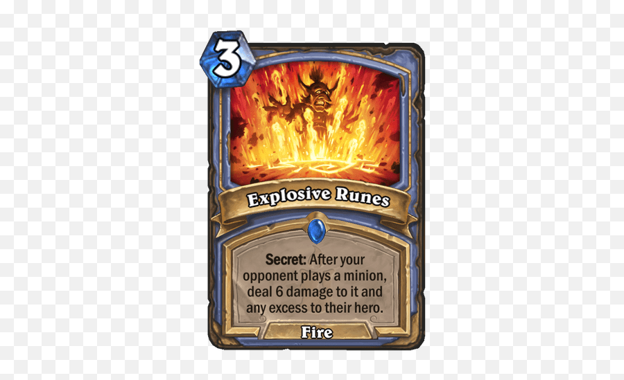 Mage Secrets - Hearthstone Card Png,Mage Class Icon