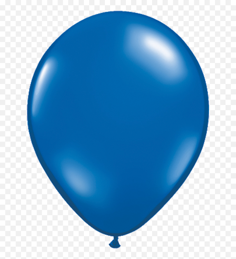 11 Jewel Sapphire Blue Latex Balloon - 6 Pack Balloons Black Png,Balloons Transparent