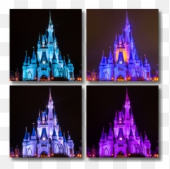 Download Hd Cinderellau0027s Four Castles - Disney World Walt png
