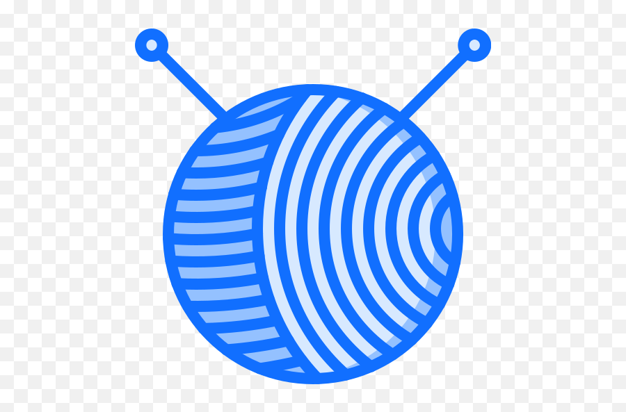 2 Yarn Ball Needle Vector Icons Free - Dot Png,Yarn Icon Free