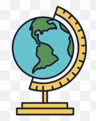 Earth Globe Colorful Icon Stroke - Transparent PNG u0026 SVG Globo Terrestre Desenho Png