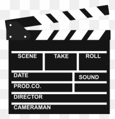 Filmklappe Cinema Hatch - Clapper Png