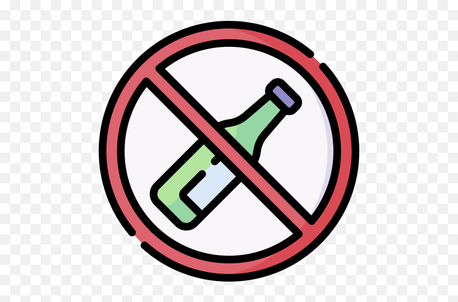 No Alcohol - Free Icons Emoji Prohibido Png,No Alcohol Icon