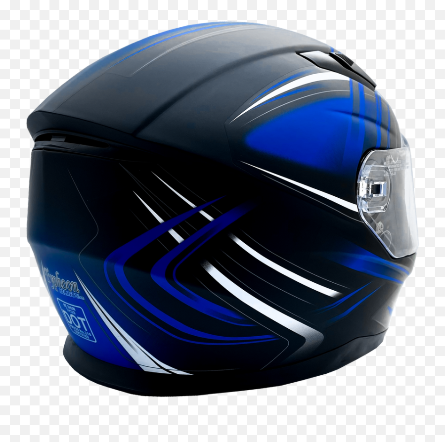 Adult Blue Full Face Helmet With Retractable Sun Visor - Motorcycle Helmet Png,Icon Airmada Helmet Review