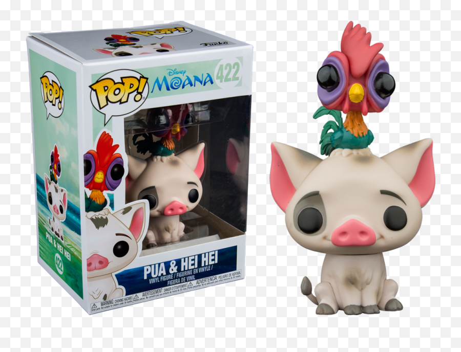 Moana Funko Pua With Hei - Funko Pop Moana Pua Png,Hei Hei Png