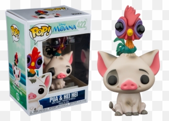 Moana Funko Pua With Hei - Funko Pop Moana Pua Png,Hei Hei Png
