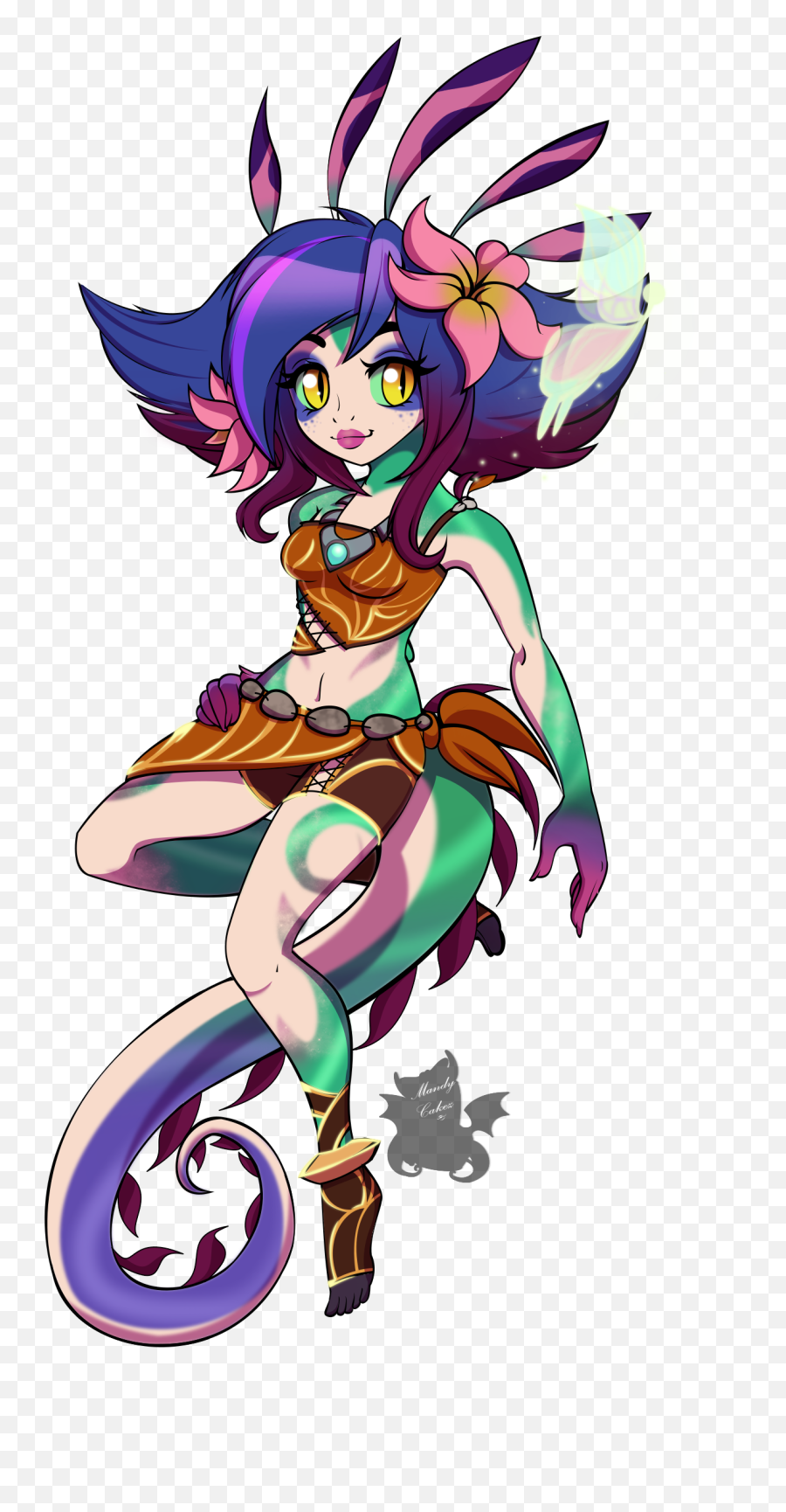 Neeko By Nothing - Butsweets Fur Affinity Dot Net Neeko League Of Legends Png,Deviantart Icon Sizes For Folders