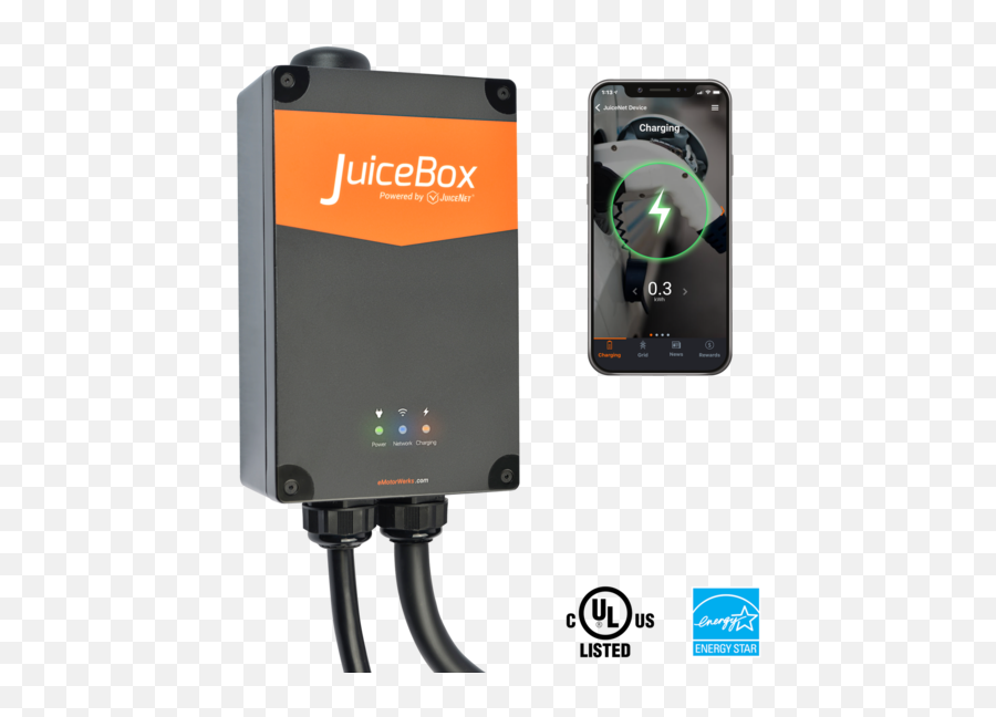 Juicebox Pro 75 Wifi - Enabled Ev Charging Station 75 Amps Juice Box Charger Png,Juice Box Png