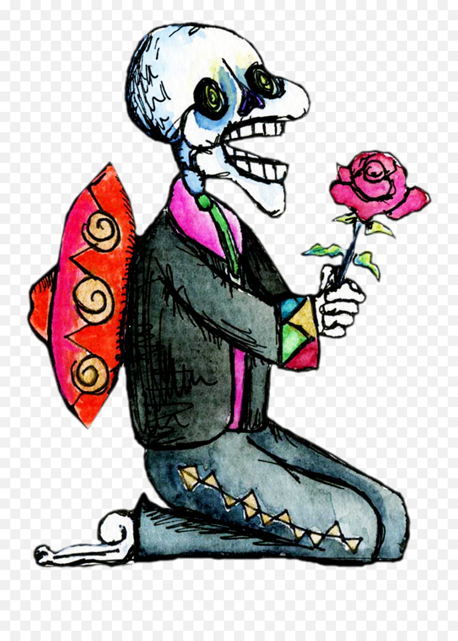 Mexico Day Of The Dead Dancer Mariachi Skeleton Hand - Day Dia De Muertos Ilustracion Png,Day Of The Dead Png