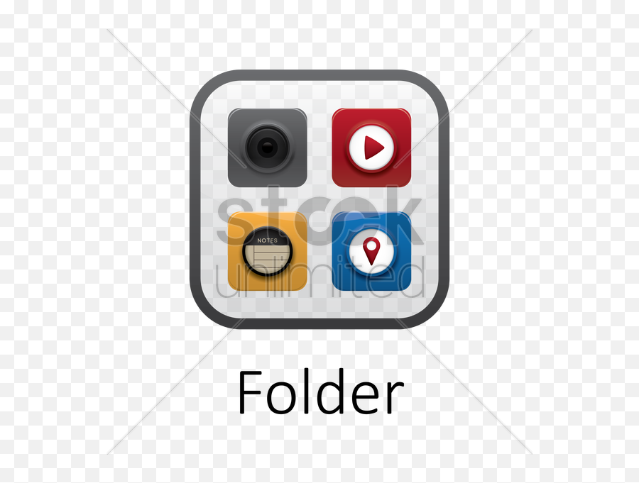 Folder Icon Vector Image - 1796575 Stockunlimited Redrover Png,Google Folder Icon