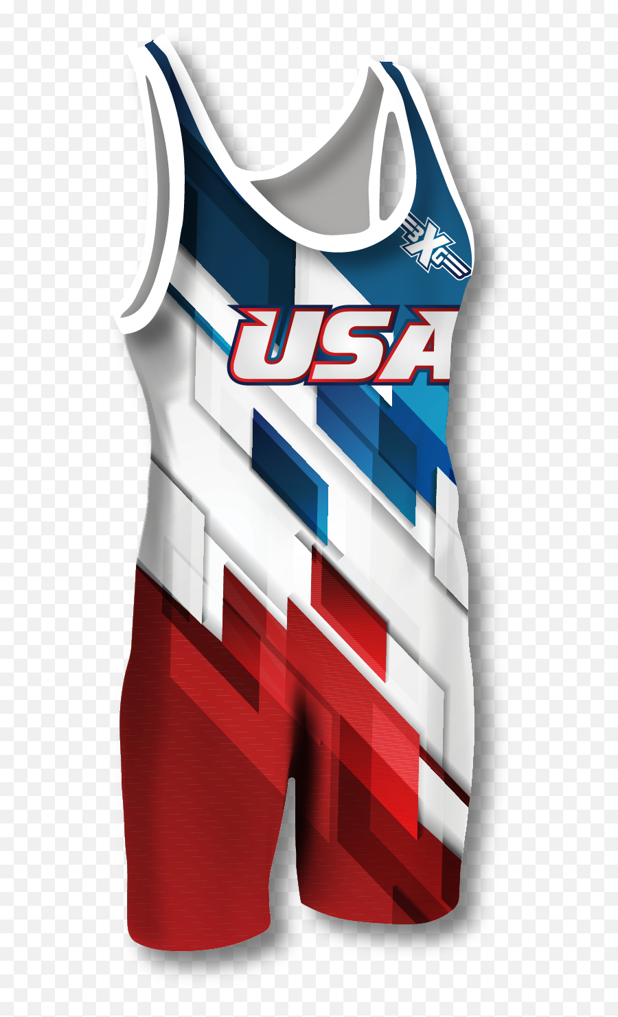 Usa Wrestling Singlet - Wrestling Singlets Png,Brute Icon Wrestling Knee Sleeves