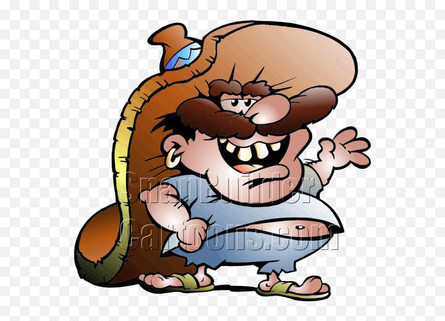 Fat Man Wearing Sombrero - Fat Mexican Cartoon Character Mexican Man With Sombrero Png,Fat Man Png