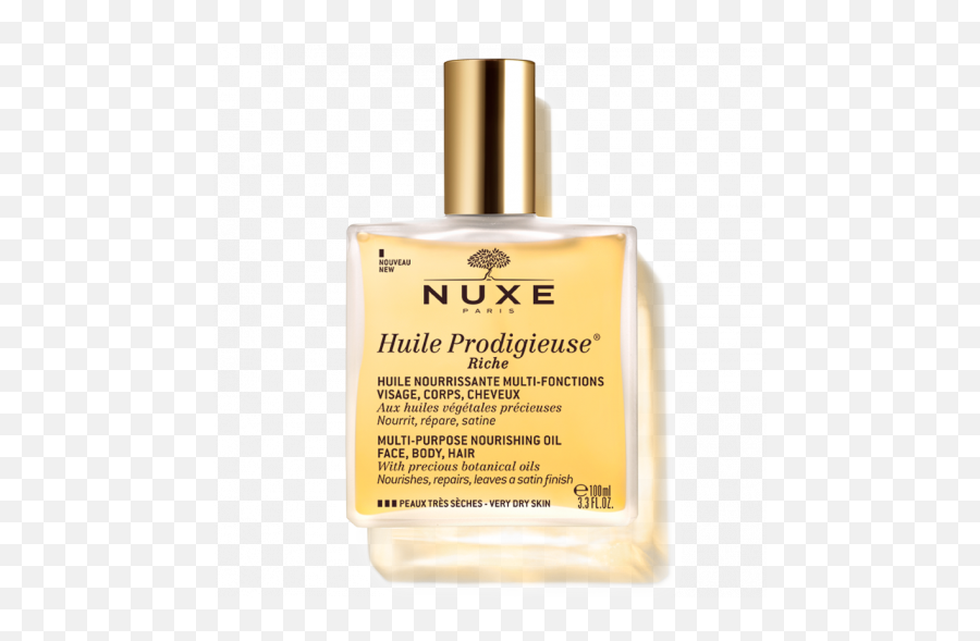 Moisturizing Oil For Dry Skin The Face And Hair - Huile Nuxe Huile Prodigieuse Riche Png,Oil Png