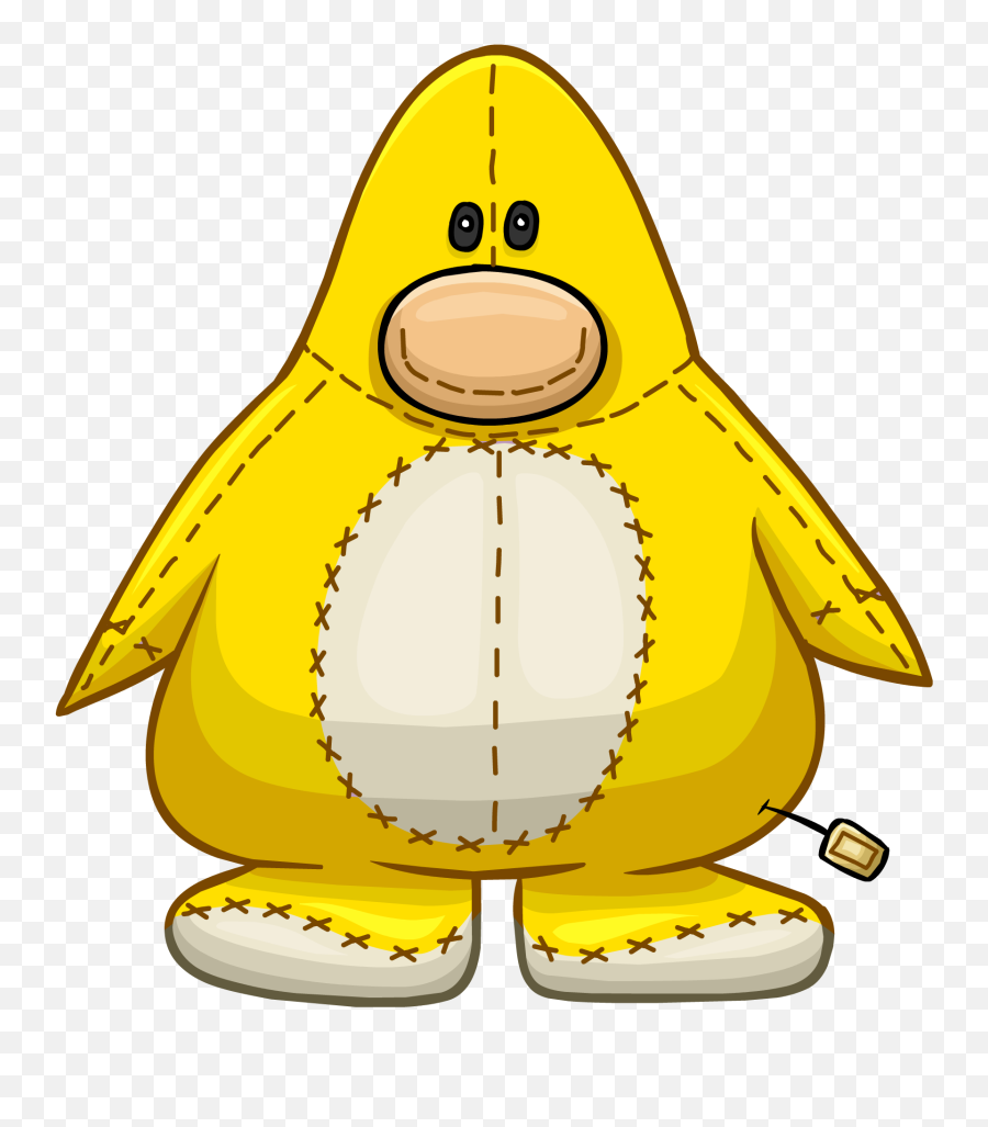 Yellow Penguin Stuffie Club Wiki Fandom - Club Penguin Peluches Png,Penguins Movie Icon