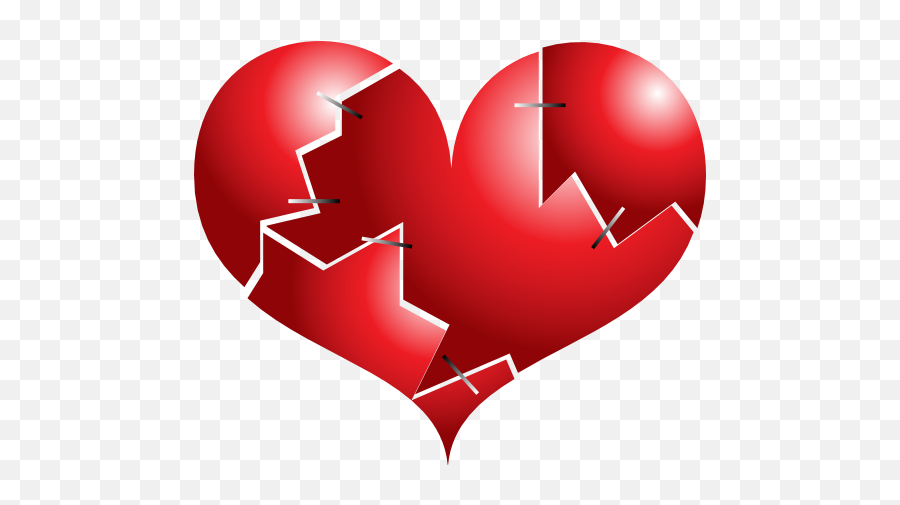 Stitched Red Heart Clipart I2clipart - Royalty Free Public Stitched Up Heart Clipart Png,Stitches Png
