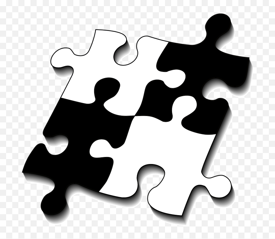 Puzzle Piece Body Png U0026 Free Bodypng - Black And White Puzzle Pieces Png,Puzzle Pieces Png