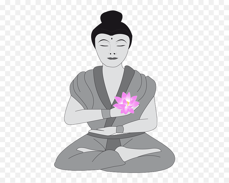 Buddhist Female Meditate Meditation - Buddha Wanita Png,Meditate Png