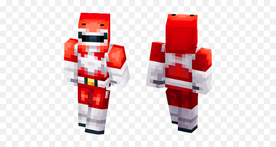 Download Red Ranger Minecraft Skin For - Pink Power Ranger Minecraft Skin Png,Red Ranger Png