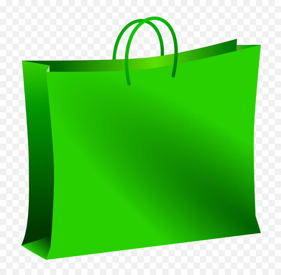 Shopping Bag Clipart Png 4 Image - Green Shopping Bag Png,Shopping Bag Transparent Background