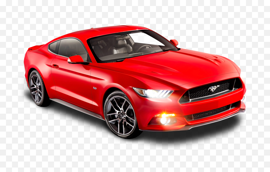 Red Ford Mustang - Red Mustang Car Png,Mustang Png