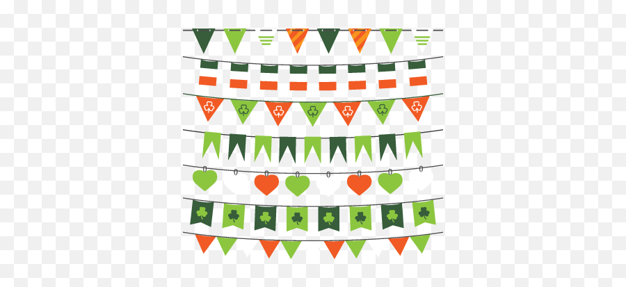 Halloween Bunting Stickers - Saint Day Bunting Png,Banderines Png