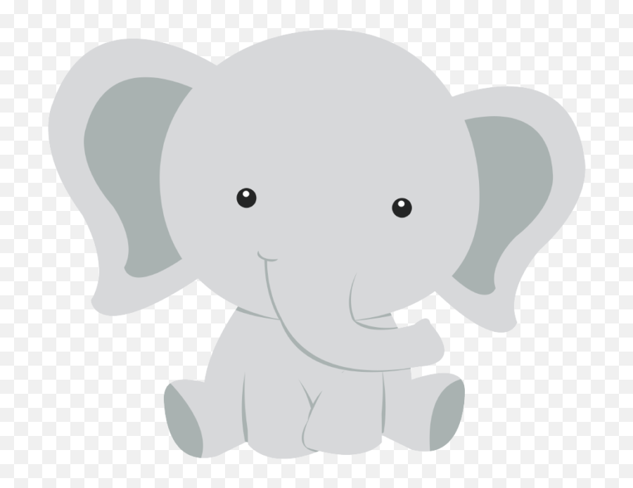 Baby Shower Elephant Clipart - Baby Shower Transparent Background Elephant Clipart Png,Baby Elephant Png