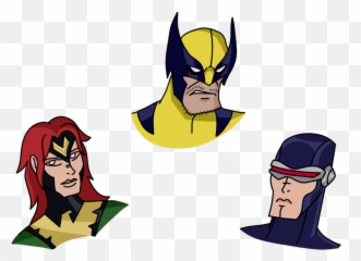 X Men Cyclops And - Cartoon Png,Xmen Png