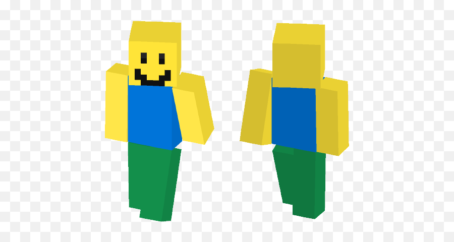 roblox noob, Minecraft Skin