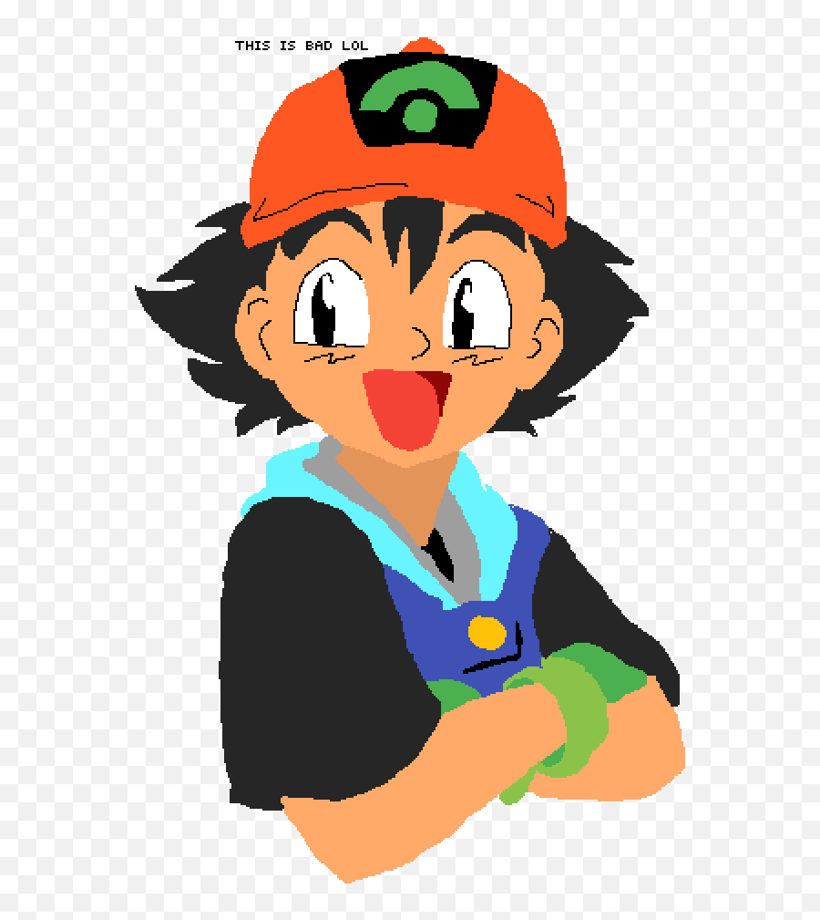 Download No Shading Ash Ketchum - No Shading Png,Ash Ketchum Transparent