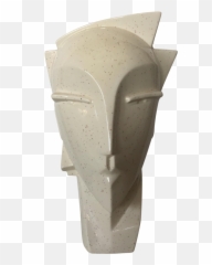 Sold - Memphis Lindsey B Balkweill Inspired Speckled Cream Bust Sculpture Png,Speckles Png