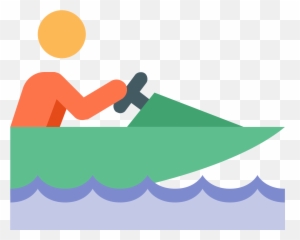 Download Speed Boat Icon - Illustration HD Png