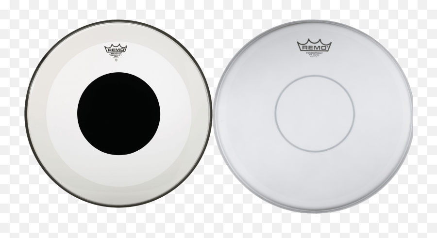 Remo - Powerstroke 77 And Powerstroke 3 Black Dot Drumheads Png,Black Dot Png
